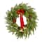 28" Christmas Bells Pine Wreath